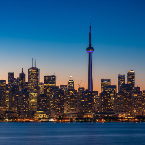 Sales Strategy Execution - Toronto skyline